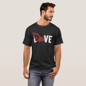 T-shirt Loader hydraulique Loader Backhoe Driver Excavator (Devant entier)