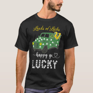 T-shirt Loads Of Lucks Happy Go Lucky Shamrock St Pa