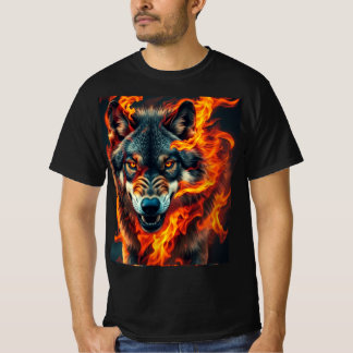 T-shirt Lobo guerreiro