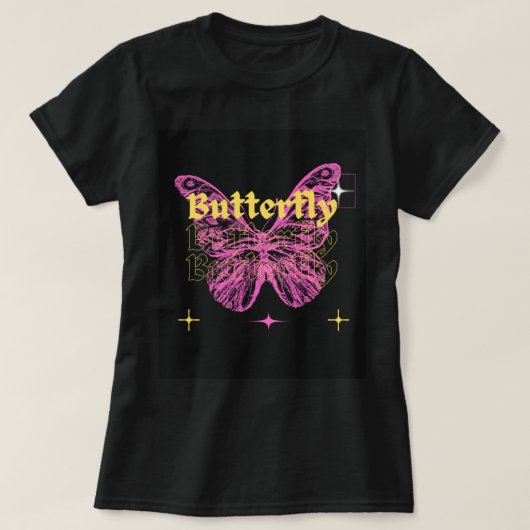 T-shirt L'obscurité prend son envol (au bord) (Design devant)