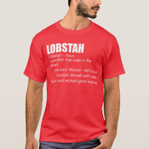 T-shirt Lobstah Définition Drôle Homard principal Lobstah