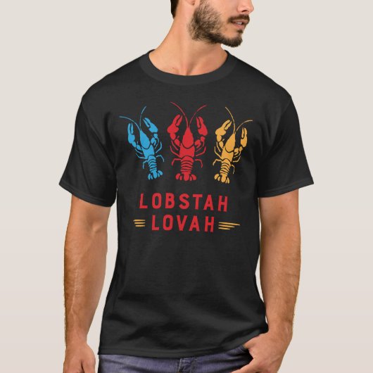 T-shirt Lobster Lover Down Maine ou Cape Cod Vacances (Devant)