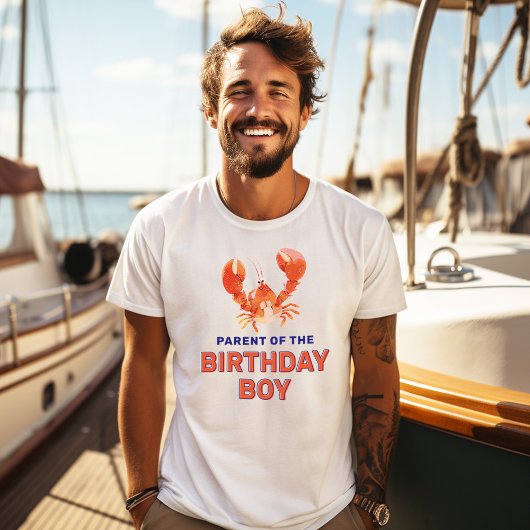 T-shirt Lobster Parent of the Birthday Boy