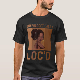 T-shirt Loc d Hair Black Woman African Me