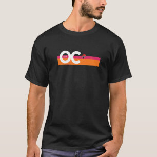 T-shirt L'Oc Surfer Sur L'Horizon Blanc