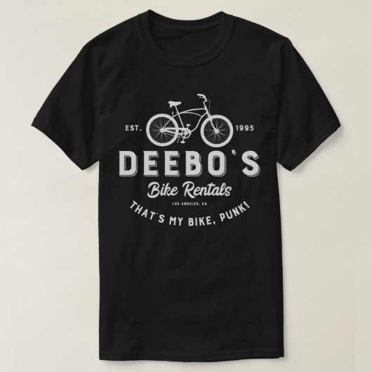T-shirt Location de vélos Deebos (Design devant)