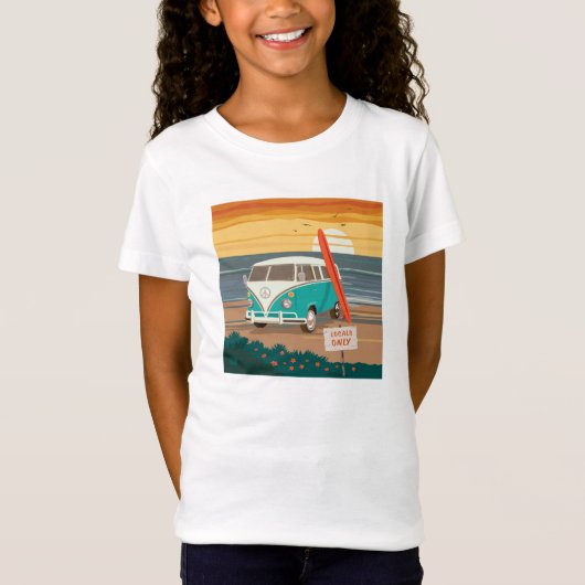 T-Shirt Locaux uniquement | VW Surf Van (Devant)