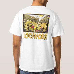 T-shirt Locavore Alimentation Lente