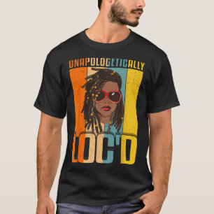 T-shirt Loc'd Black Queen Melanin Loc'd Hair