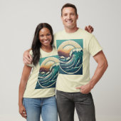 T-shirt L'océan éternel se lève. (Unisexe)