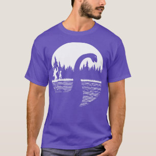 T-shirt Loch Ness Monster et alien