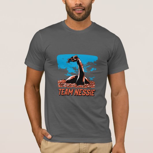 T-shirt Loch Ness Monster Graphic (Devant)
