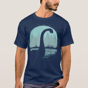 T-shirt Loch Ness Monster Nessie Pleine Lune