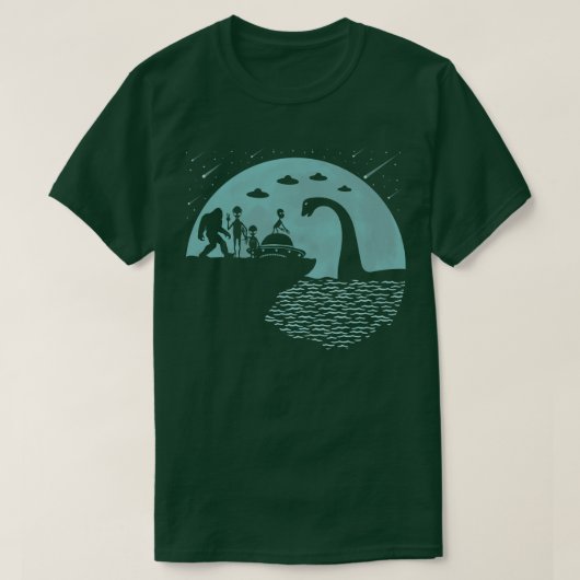 T-shirt Loch Ness Monster s (Design devant)