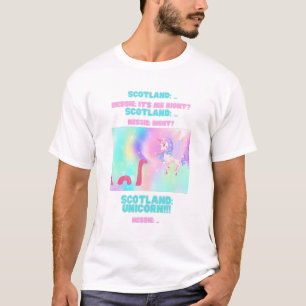 T-shirt Loch Ness Monster/Unicorn Shirt