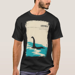 T-shirt Loch Ness Scotland Cryptid Poster de couverture