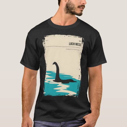 T-shirt Loch Ness Scotland Cryptid Poster de couverture (Devant)