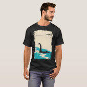 T-shirt Loch Ness Scotland Cryptid Poster de couverture (Devant entier)