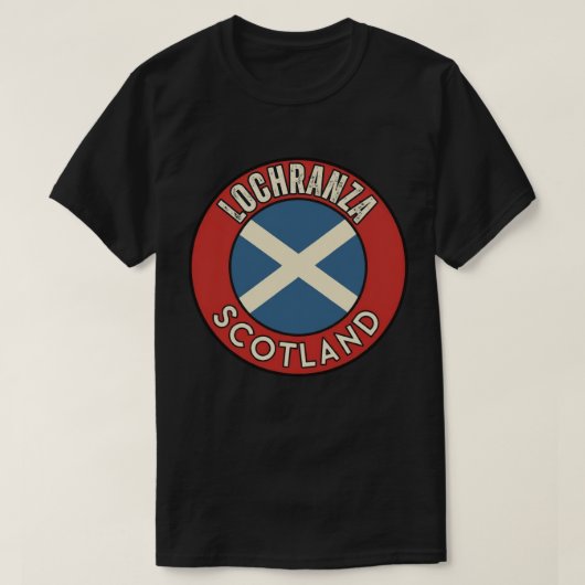 T-shirt Lochranza, Écosse (Design devant)