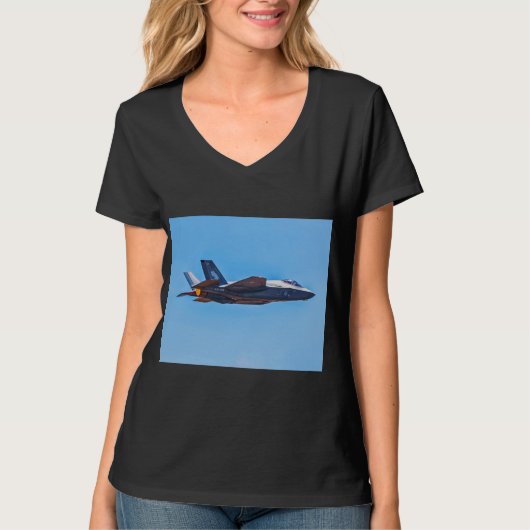 T-shirt Lockheed Martin F-35A Lightning II (Devant)