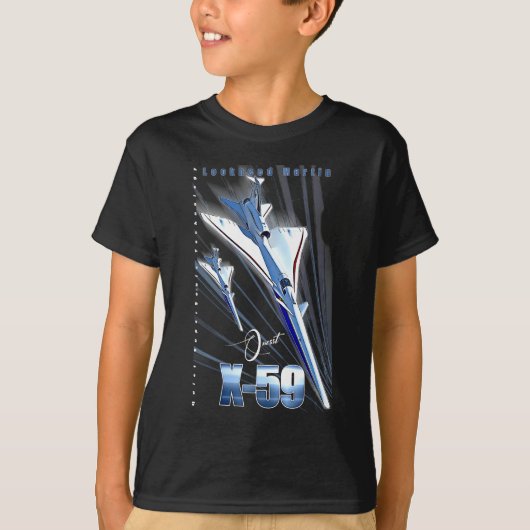 T-shirt Lockheed Martin X-59 Quesst QueSST Supersonic Airc (Devant)