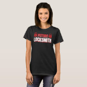 T-shirt Locksmier Future Locksmith Job Locksmith Loc de pr (Devant entier)