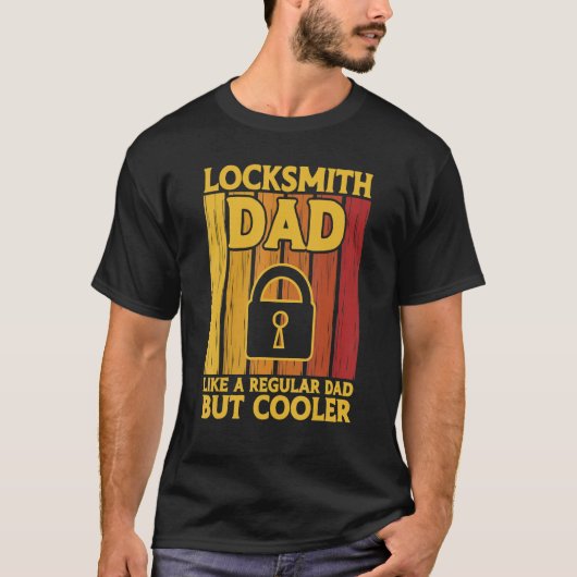 T-shirt Locksmith Lockpicking Devis Employé Locksmier (Devant)