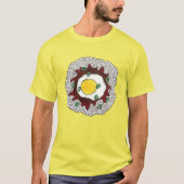 T-shirt Loco Moco Cuisine hawaïenne Nourriture Riz Hamburg (Devant)