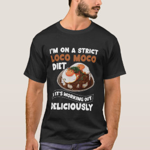 T-shirt Loco Moco Gravy Amoureux De La Nourriture Hawaïenn