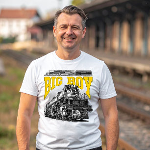 T-shirt Locomotive à vapeur Big Boy 4014. Classe 4000 de l