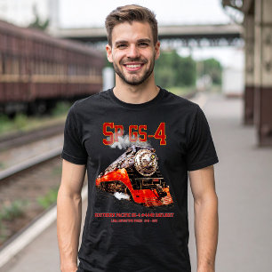 T-shirt Locomotive à vapeur classique Southern Pacific GS-