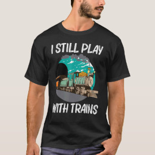 T-shirt Locomotive À Vapeur cool Pour Hommes Train Ferrovi