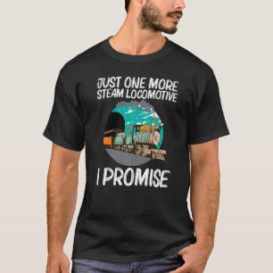 T-shirt Locomotive À Vapeur cool Pour Hommes Train Ferrovi