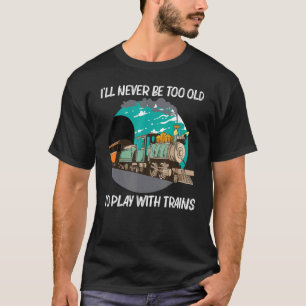 T-shirt Locomotive À Vapeur cool Pour Hommes Train Ferrovi