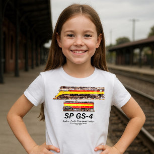 T-shirt Locomotive à vapeur Daylight Southern Pacific GS-4