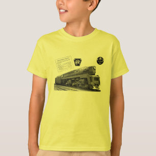 T-shirt Locomotive à vapeur de T-1 de chemin de fer de la