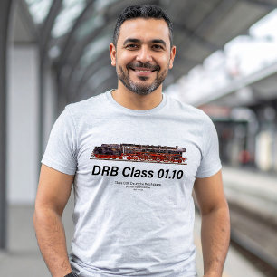 T-shirt Locomotive à vapeur DRB Classe 01.10 Deutsche Reic