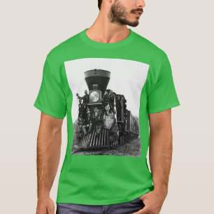 T-shirt Locomotive À Vapeur Sur Le Chemin De Fer Baltimore
