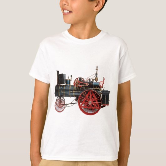 T-shirt LOCOMOTIVE À VAPEUR vintage (Devant)