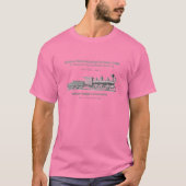 T-shirt Locomotive de commutation Dickson 1886 (Devant)