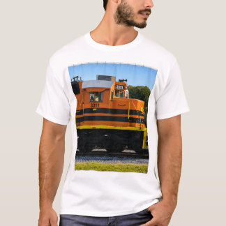 T-shirt Locomotive Diesel Orange Vintage 3311