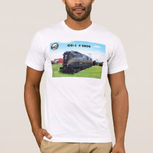 T-shirt Locomotive GG-1 #4800 -2- de chemin de fer de la