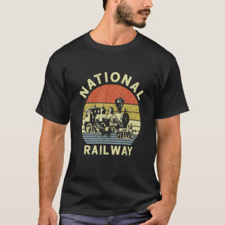 T-shirt Locomotive nationale rétro