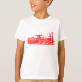T-shirt Locomotive - Rouge (Devant)