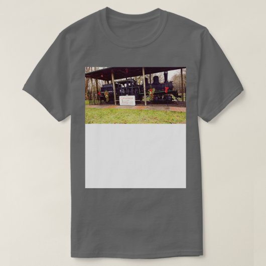 T-shirt Locomotive Vernonia Shay à Noël (Design devant)