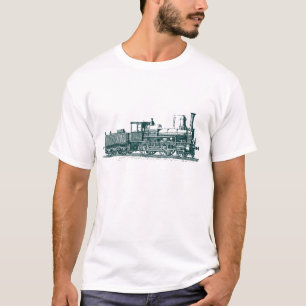 T-shirt Locomotive - Vert foncé