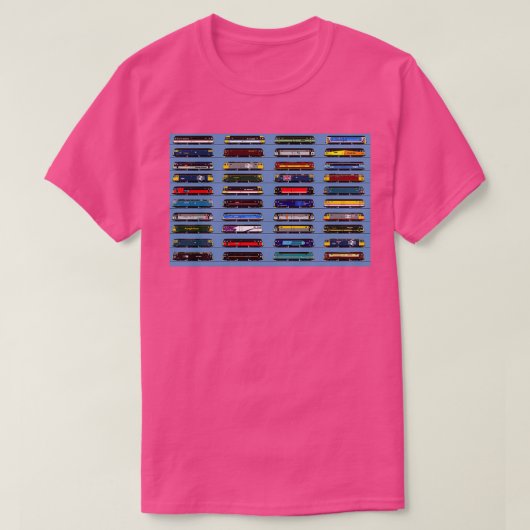 T-shirt locomotives de classe 47 (Design devant)