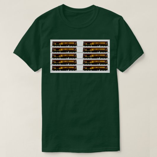 T-SHIRT LOCOMOTIVES DE CLASSE 66 5 (Design devant)