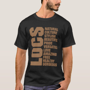 T-shirt Locs Célébration des cheveux naturels