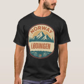 T-shirt Lødingen, Norge Norvège (Devant)